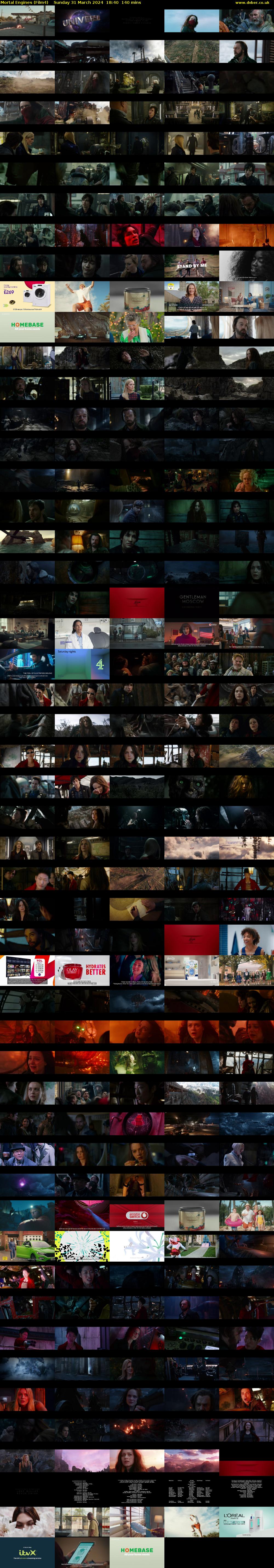 Mortal Engines (Film4) Sunday 31 March 2024 18:40 - 21:00