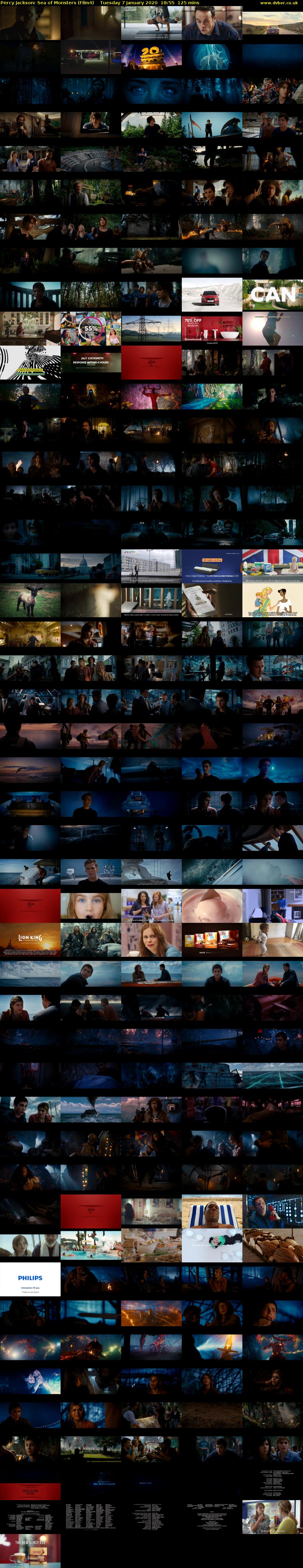 Percy Jackson: Sea of Monsters (Film4) Tuesday 7 January 2020 18:55 - 21:00