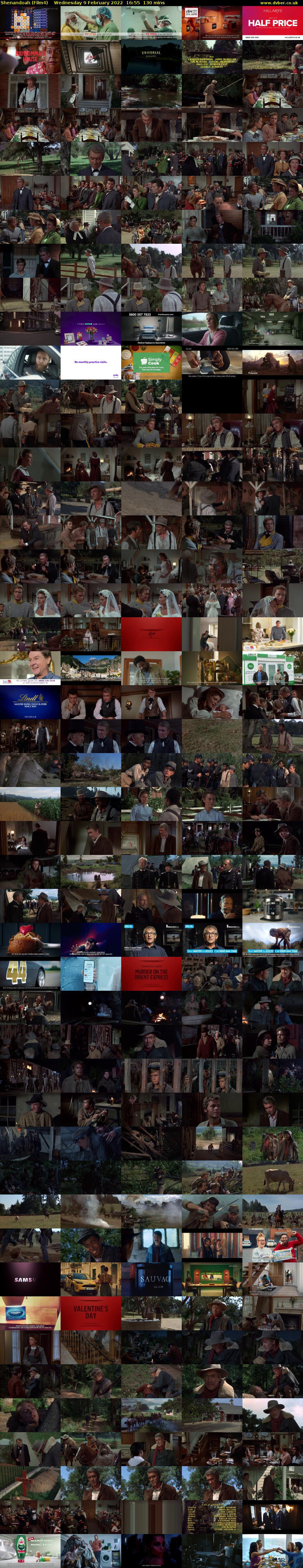 Shenandoah (Film4) Wednesday 9 February 2022 16:55 - 19:05