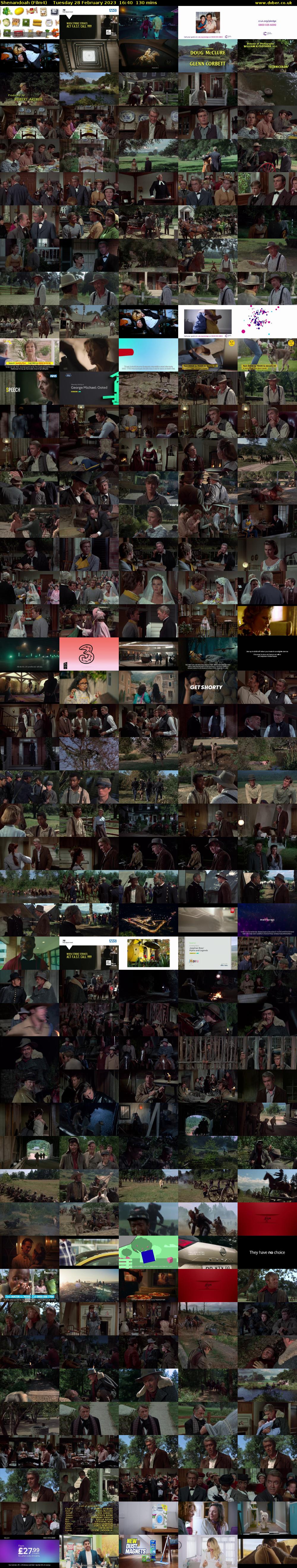 Shenandoah (Film4) Tuesday 28 February 2023 16:40 - 18:50
