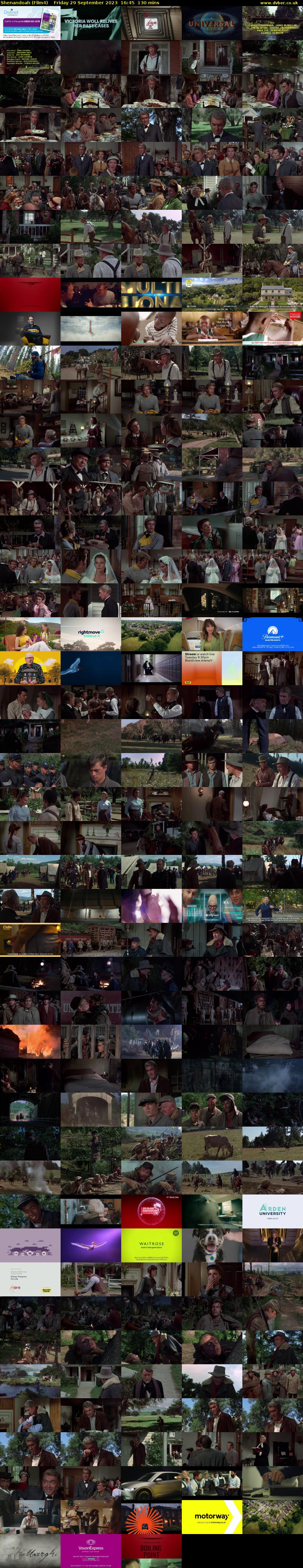 Shenandoah (Film4) Friday 29 September 2023 16:45 - 18:55