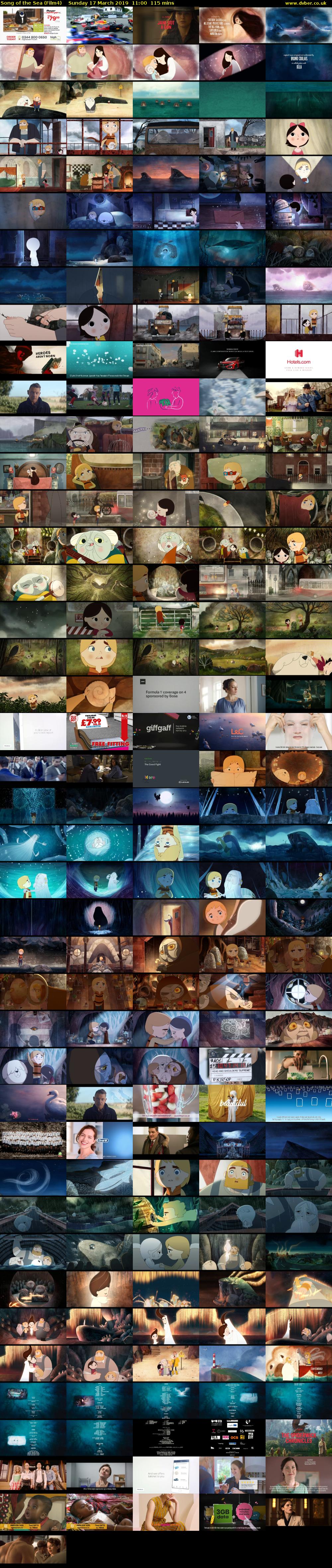 Song of the Sea (Film4) Sunday 17 March 2019 11:00 - 12:55