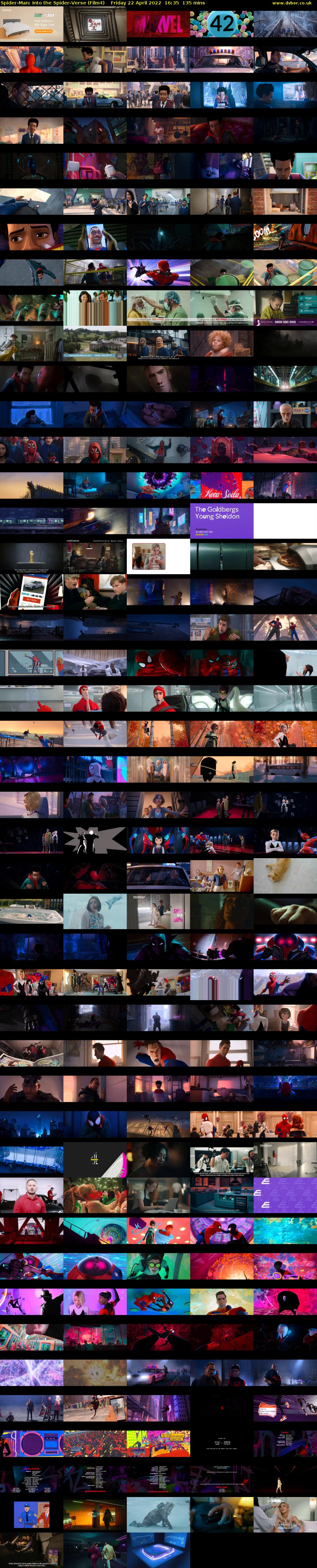 Spider-Man: Into the Spider-Verse (Film4) Friday 22 April 2022 16:35 - 18:50