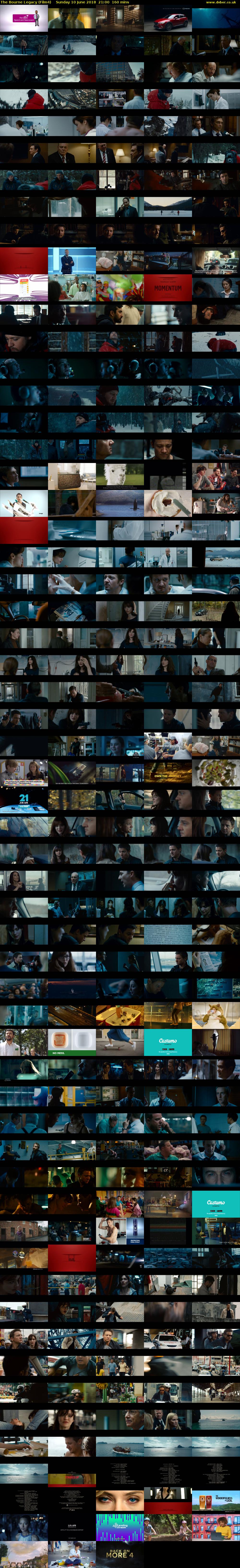 The Bourne Legacy (Film4) Sunday 10 June 2018 21:00 - 23:40