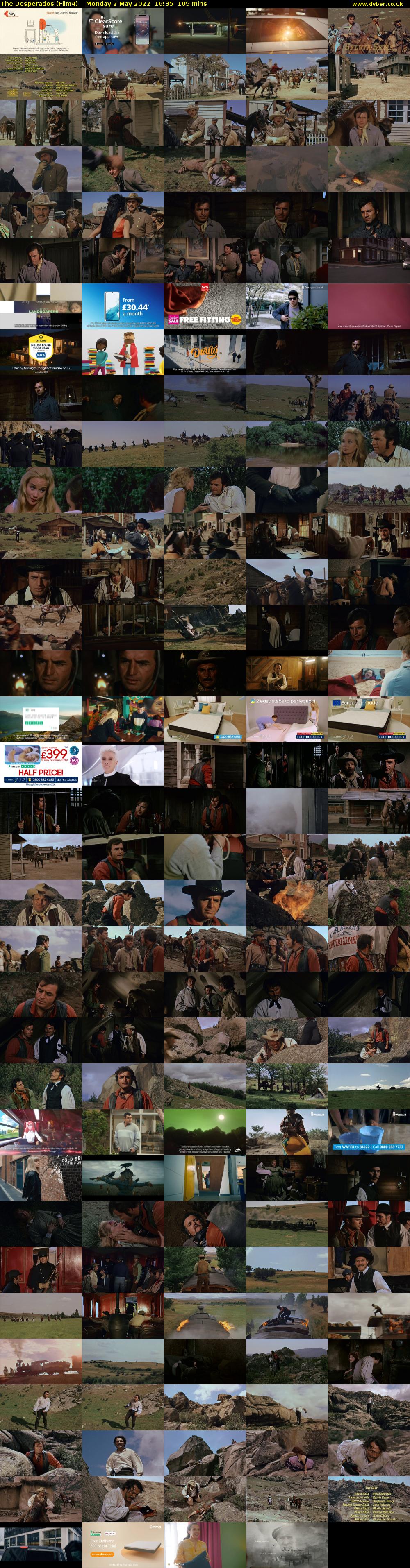 The Desperados (Film4) Monday 2 May 2022 16:35 - 18:20