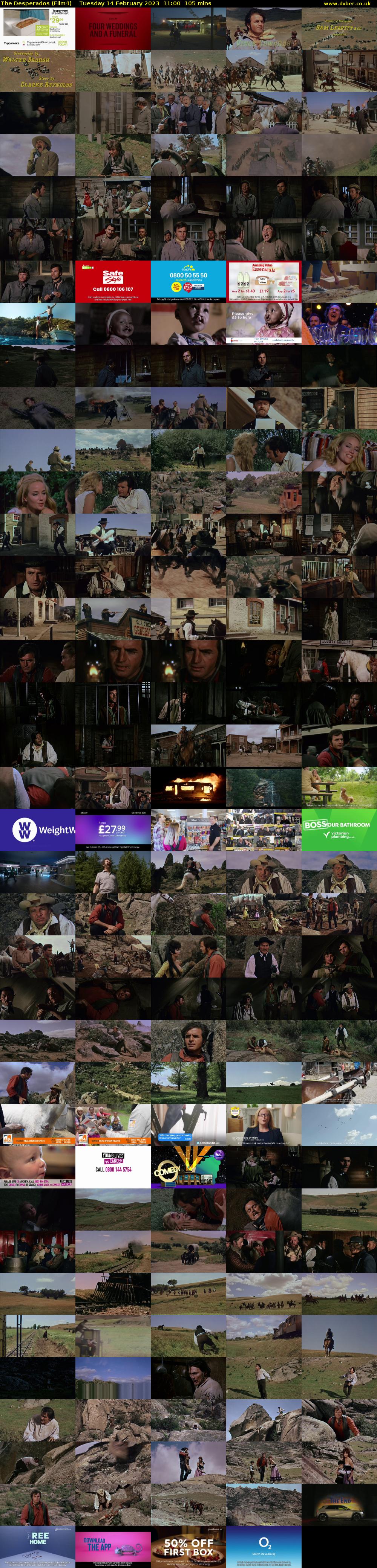 The Desperados (Film4) Tuesday 14 February 2023 11:00 - 12:45