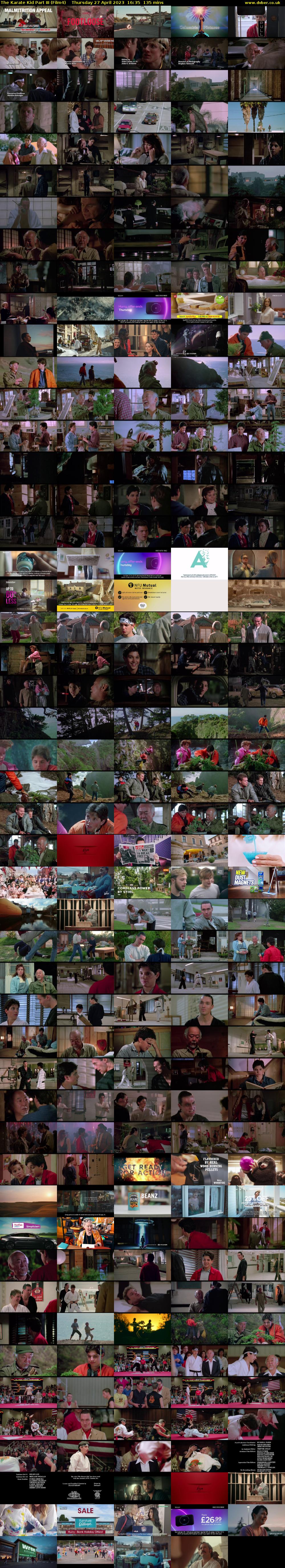 The Karate Kid Part III (Film4) Thursday 27 April 2023 16:35 - 18:50