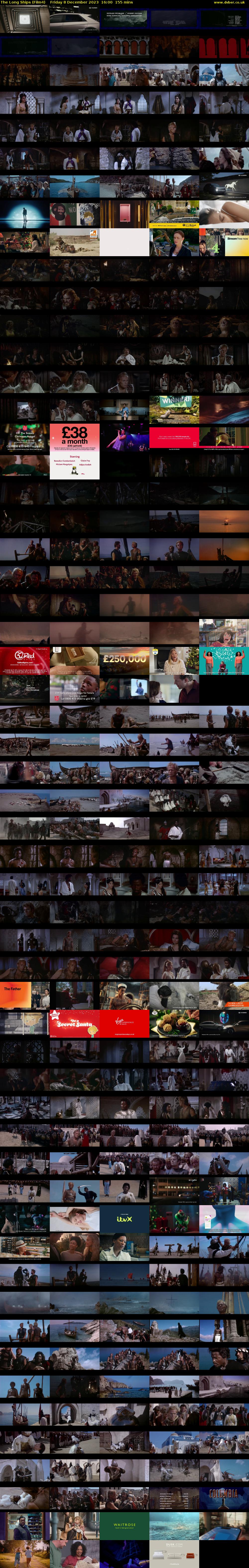 The Long Ships (Film4) Friday 8 December 2023 16:00 - 18:35