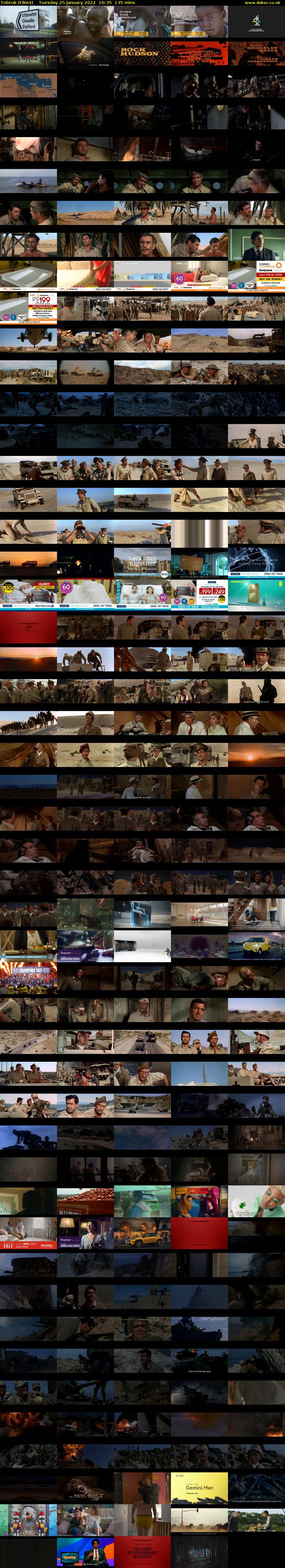 Tobruk (Film4) Tuesday 25 January 2022 16:35 - 18:50