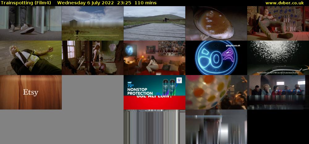 Trainspotting (Film4) Wednesday 6 July 2022 23:25 - 01:15