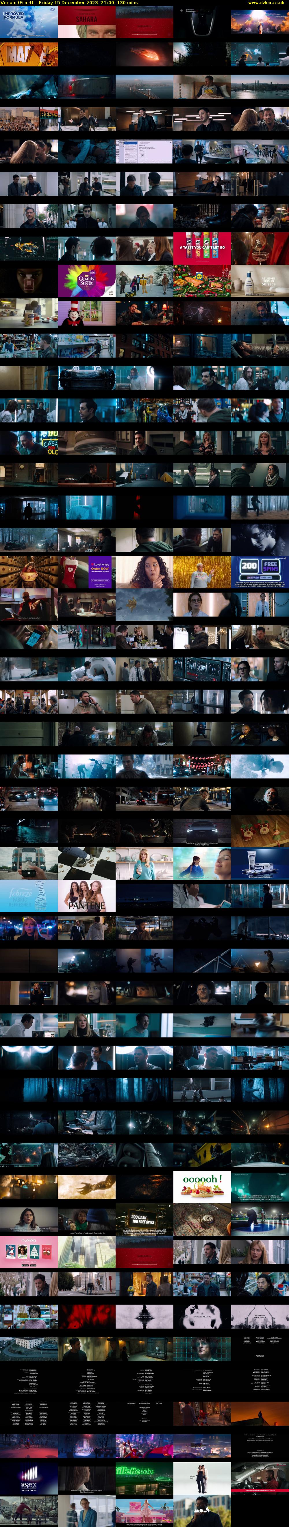 Venom (Film4) Friday 15 December 2023 21:00 - 23:10