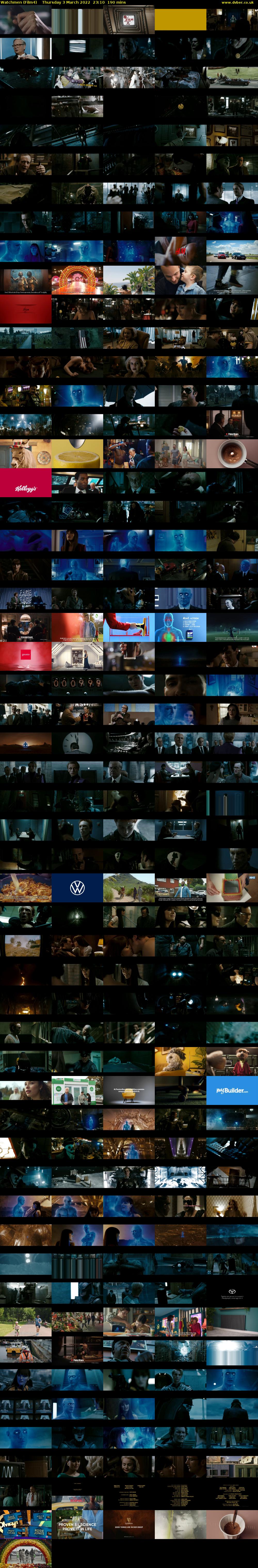 Watchmen (Film4) Thursday 3 March 2022 23:10 - 02:20