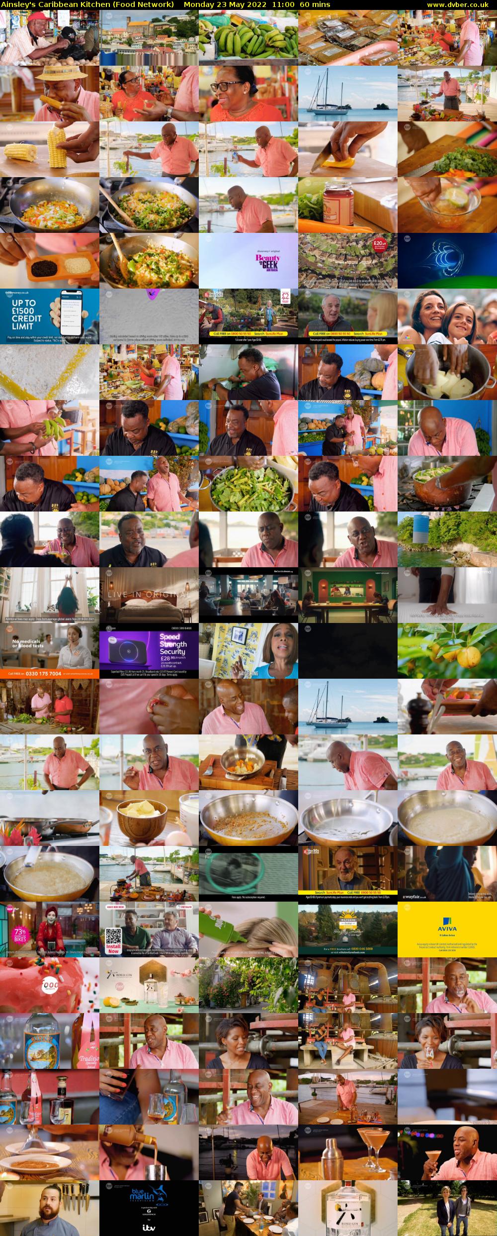 Ainsley's Caribbean Kitchen (Food Network) Monday 23 May 2022 11:00 - 12:00