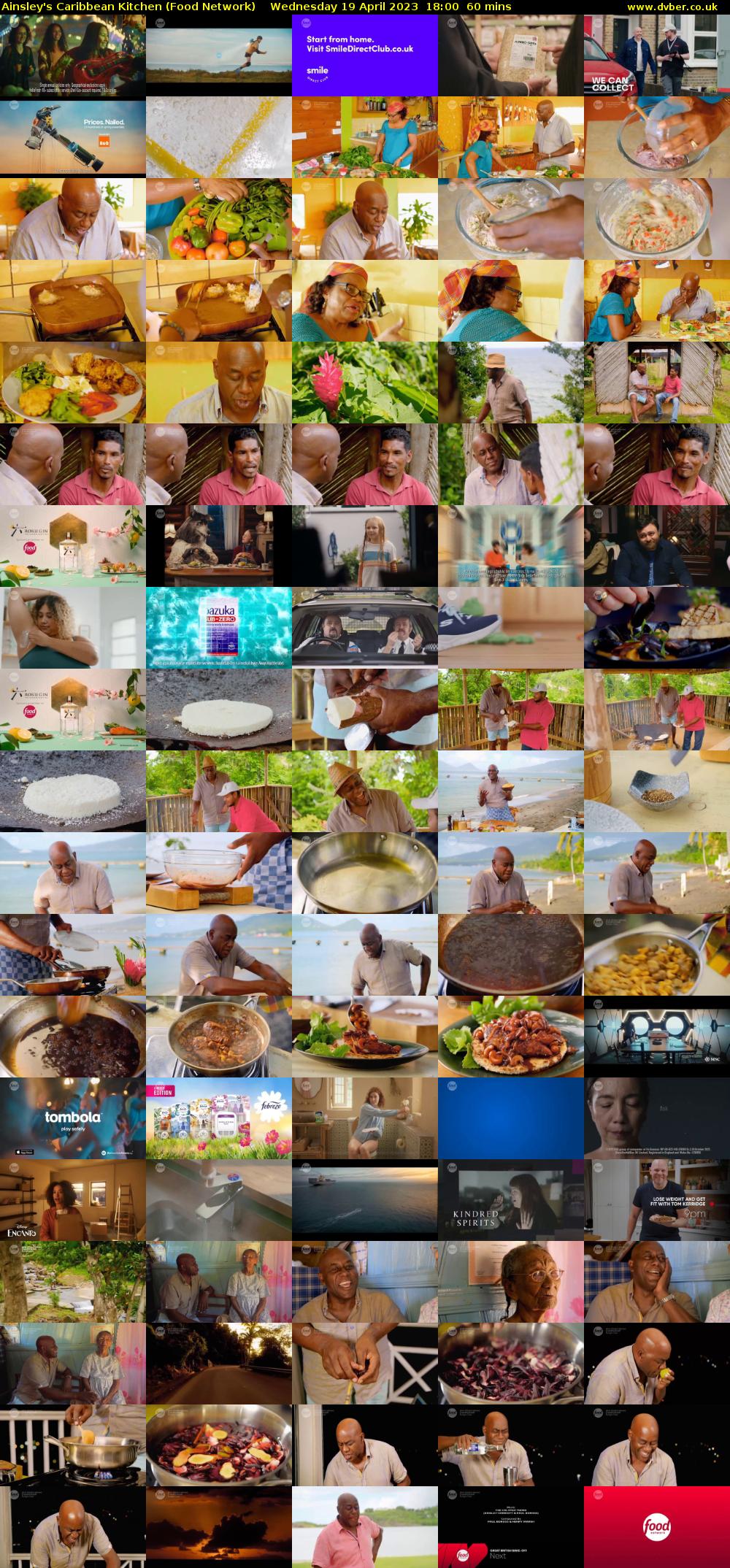 Ainsley's Caribbean Kitchen (Food Network) Wednesday 19 April 2023 18:00 - 19:00