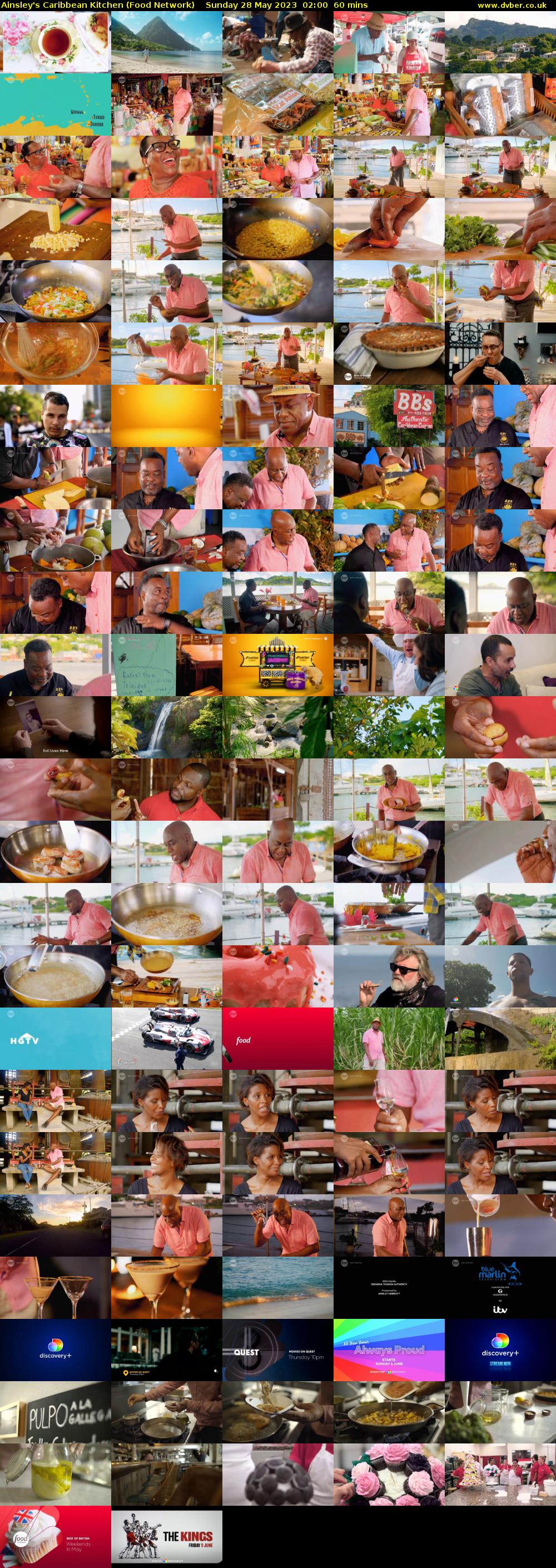Ainsley's Caribbean Kitchen (Food Network) Sunday 28 May 2023 02:00 - 03:00