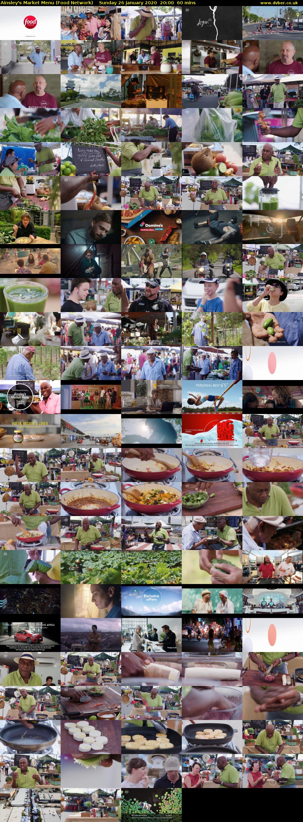 Ainsley's Market Menu (Food Network) Sunday 26 January 2020 20:00 - 21:00
