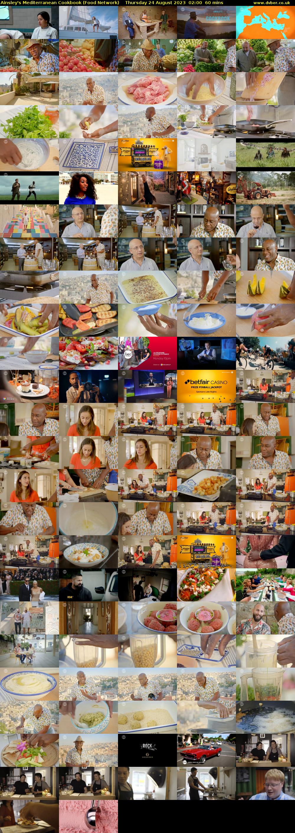 Ainsley's Mediterranean Cookbook (Food Network) Thursday 24 August 2023 02:00 - 03:00