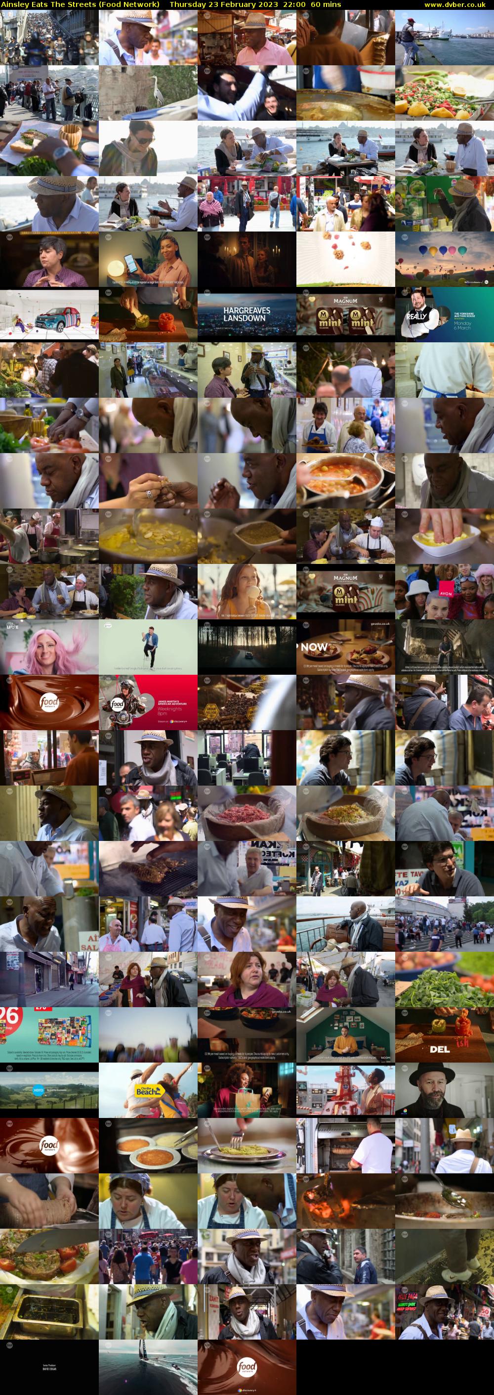 Ainsley Eats The Streets (Food Network) Thursday 23 February 2023 22:00 - 23:00