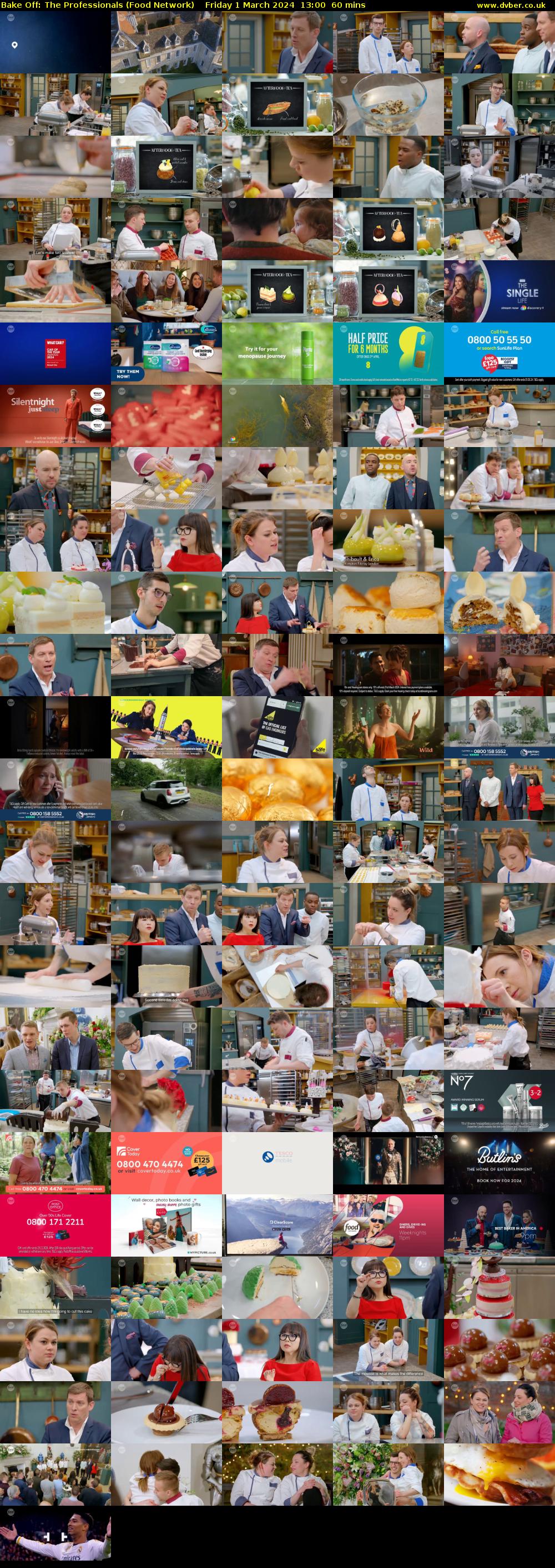 Bake Off: The Professionals (Food Network) Friday 1 March 2024 13:00 - 14:00