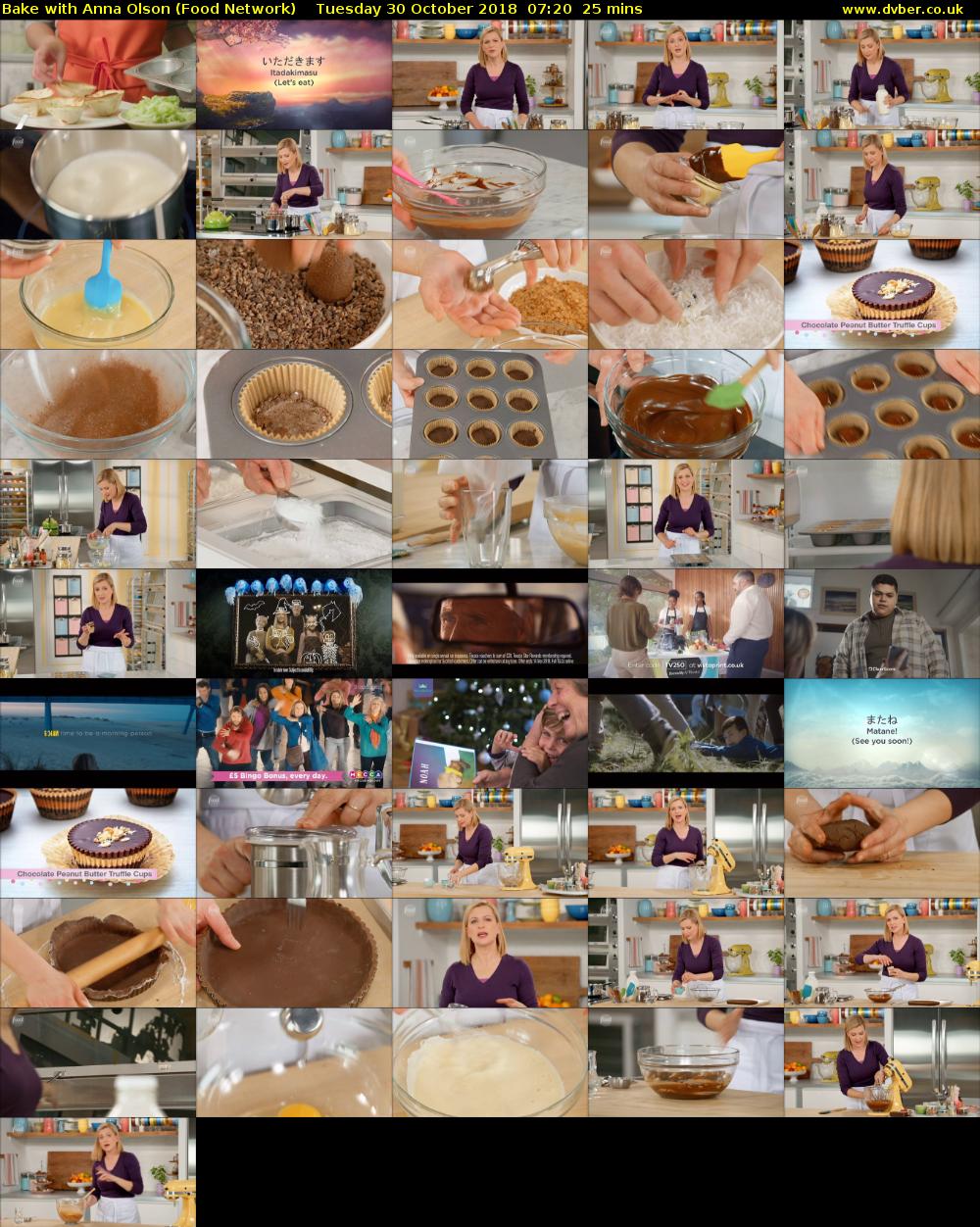Bake with Anna Olson (Food Network) Tuesday 30 October 2018 07:20 - 07:45