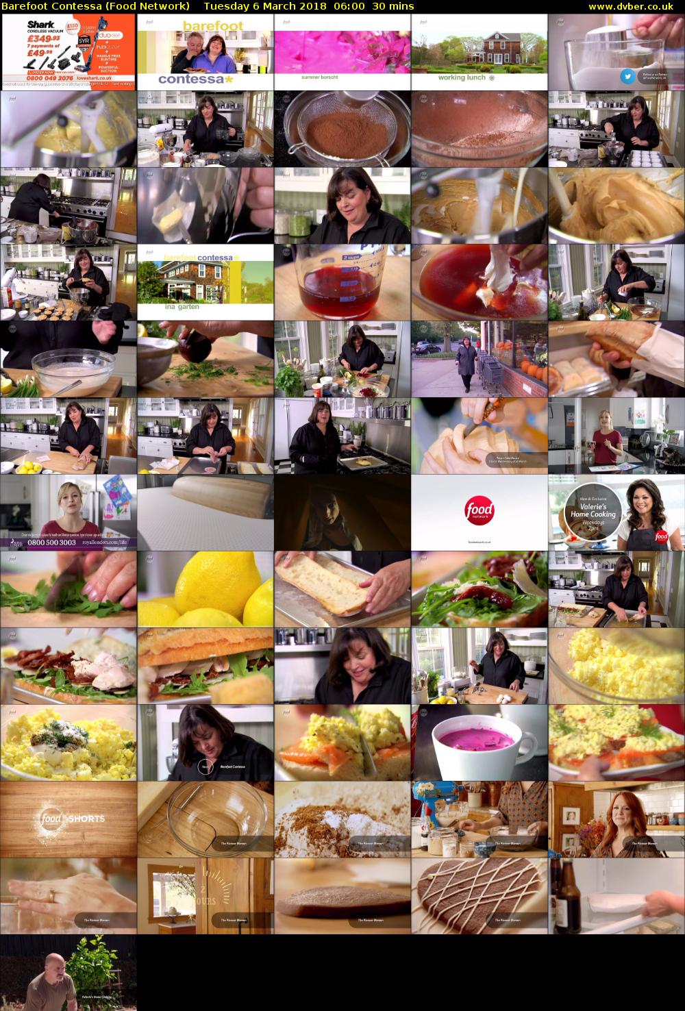 Barefoot Contessa (Food Network) Tuesday 6 March 2018 06:00 - 06:30