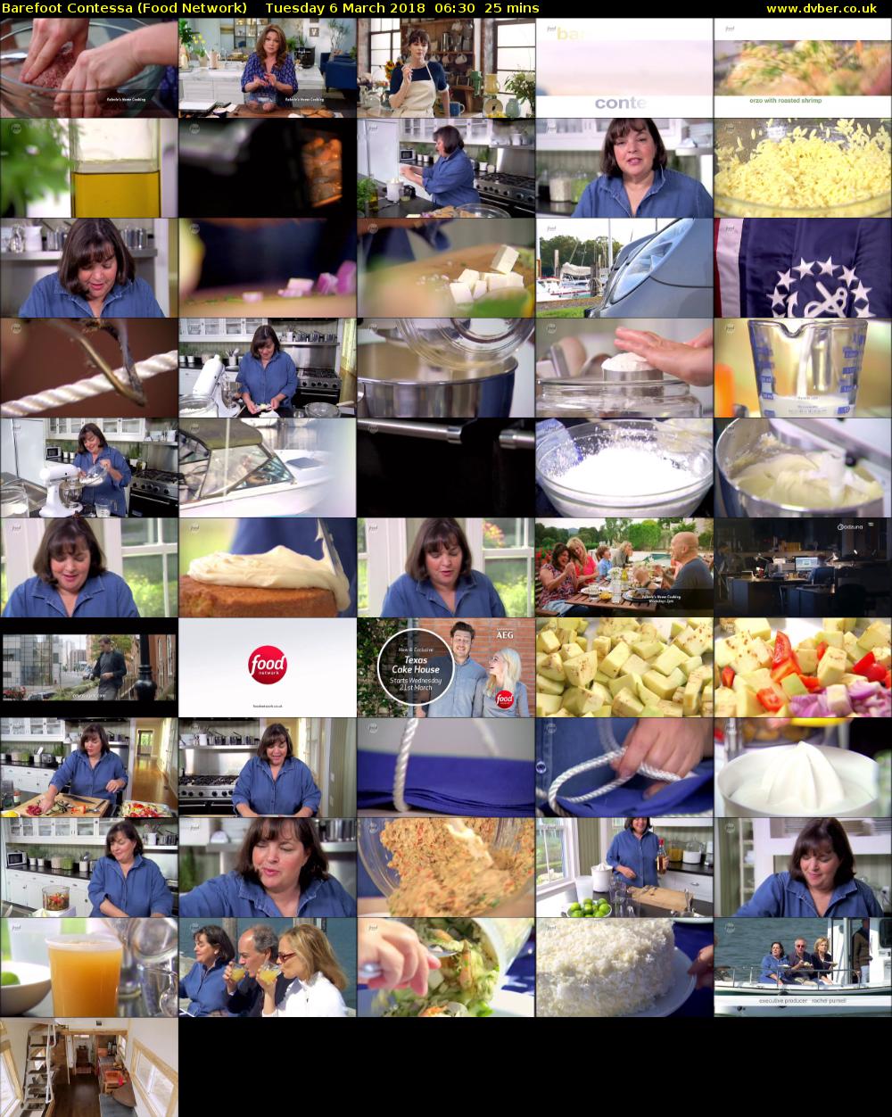 Barefoot Contessa (Food Network) Tuesday 6 March 2018 06:30 - 06:55
