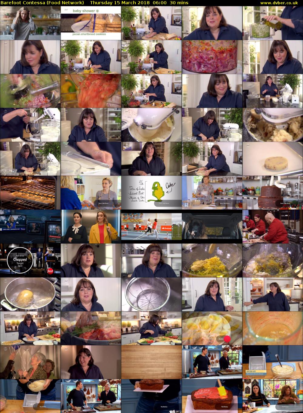 Barefoot Contessa (Food Network) Thursday 15 March 2018 06:00 - 06:30