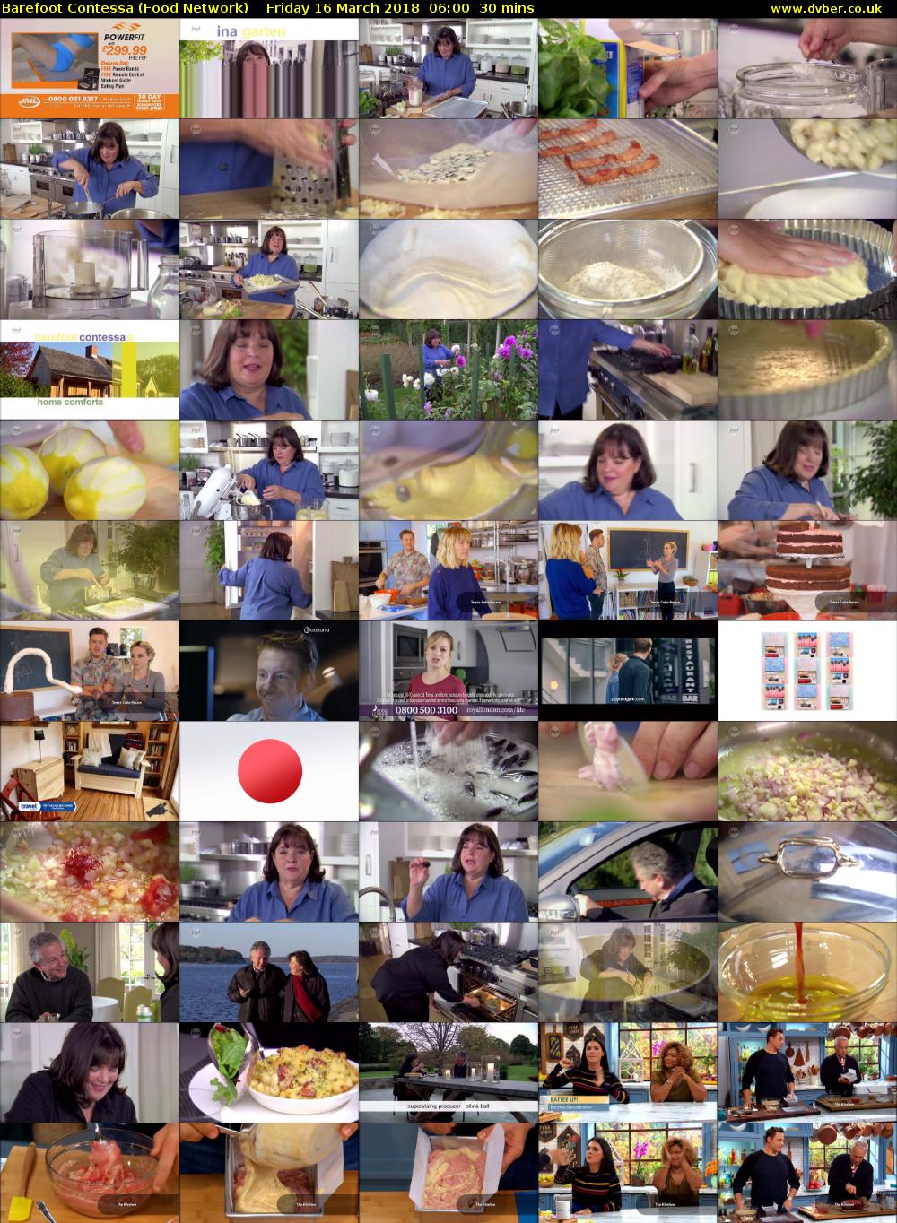 Barefoot Contessa (Food Network) Friday 16 March 2018 06:00 - 06:30