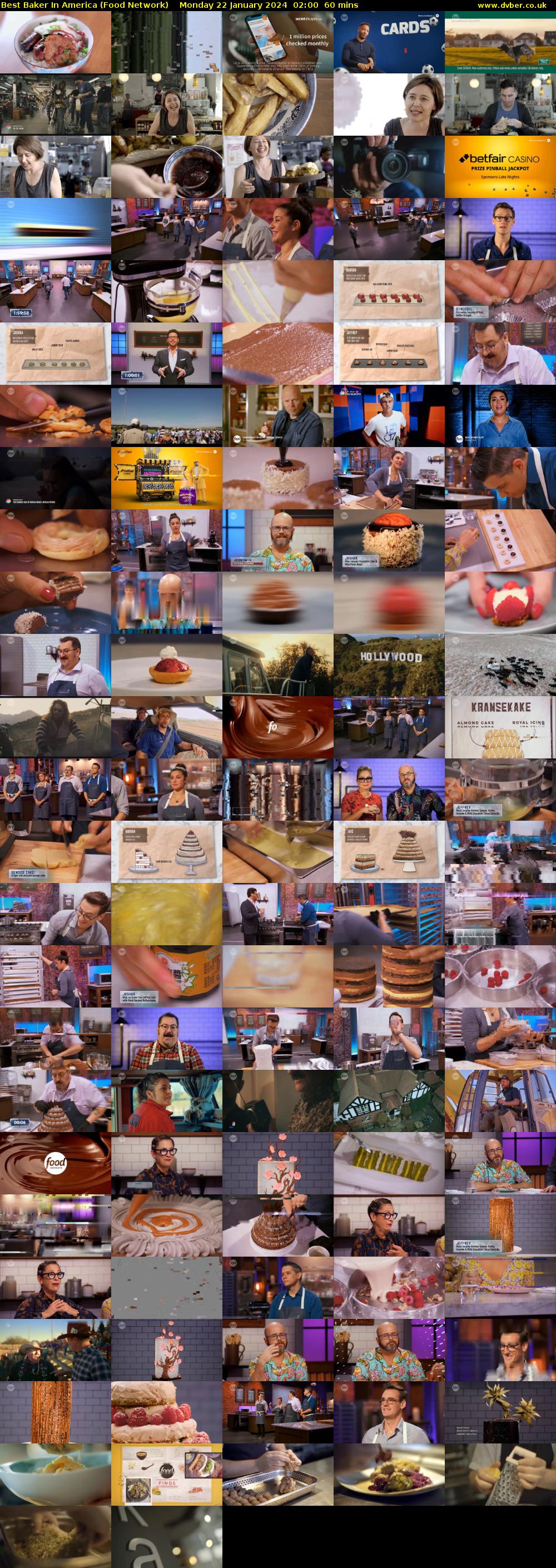 Best Baker In America (Food Network) Monday 22 January 2024 02:00 - 03:00