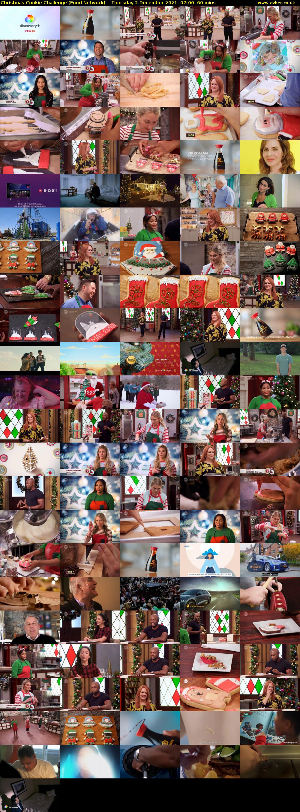 Christmas Cookie Challenge (Food Network) Thursday 2 December 2021 07:00 - 08:00
