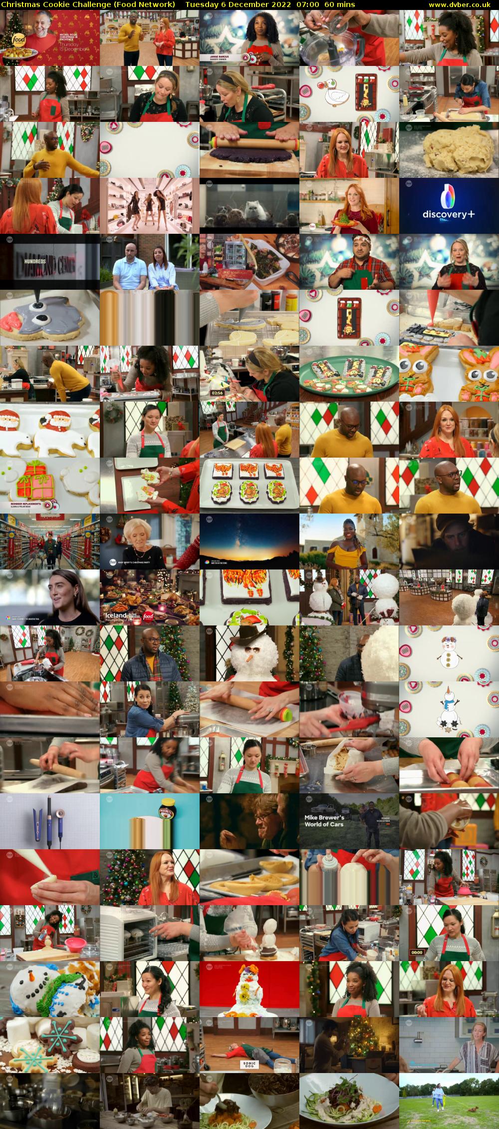 Christmas Cookie Challenge (Food Network) Tuesday 6 December 2022 07:00 - 08:00