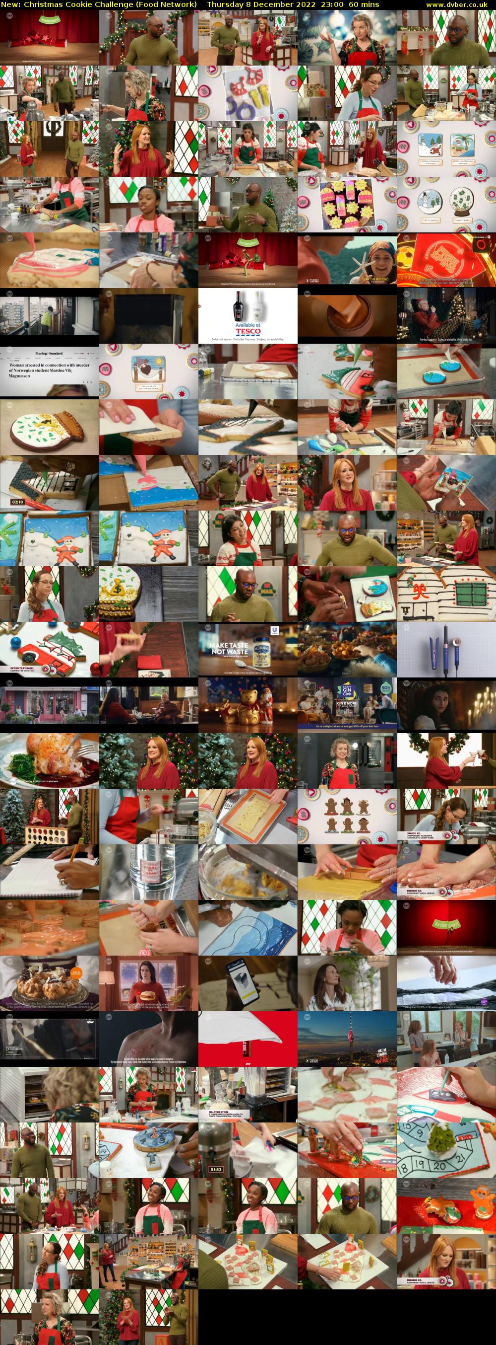 Christmas Cookie Challenge (Food Network) Thursday 8 December 2022 23:00 - 00:00