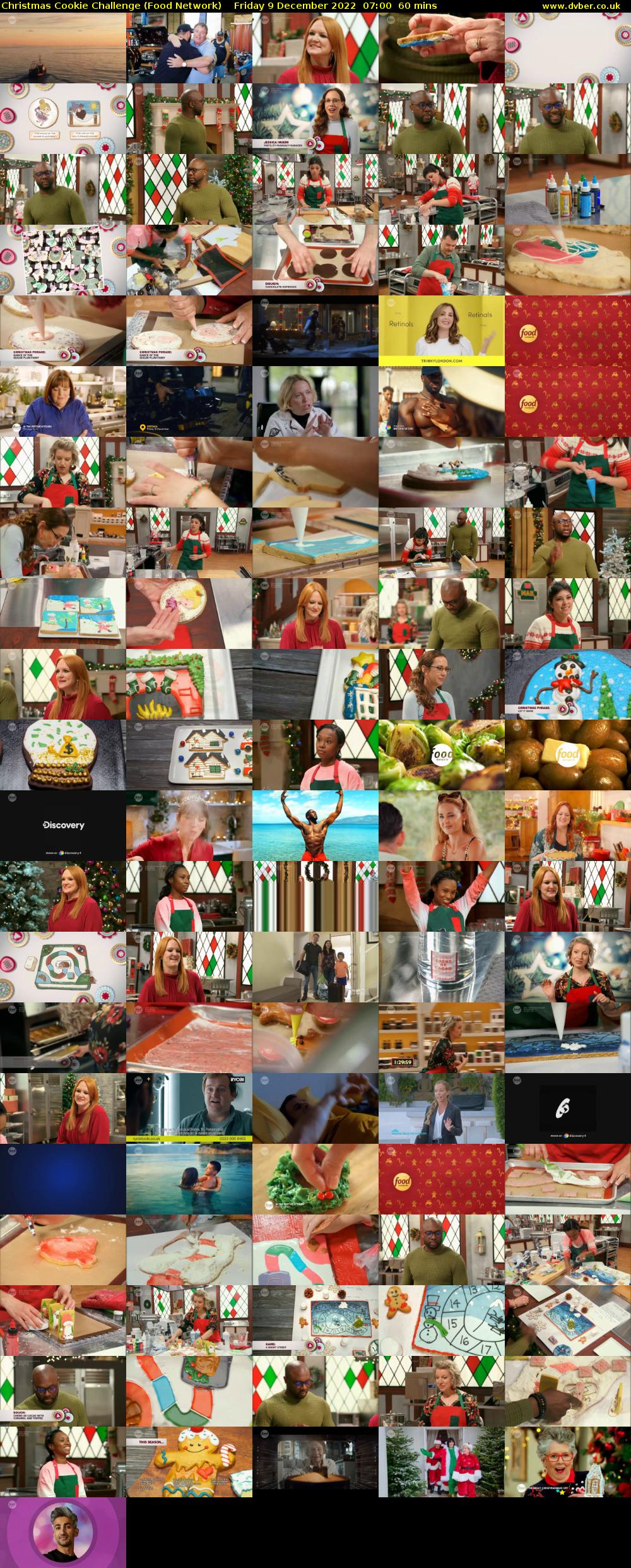 Christmas Cookie Challenge (Food Network) Friday 9 December 2022 07:00 - 08:00