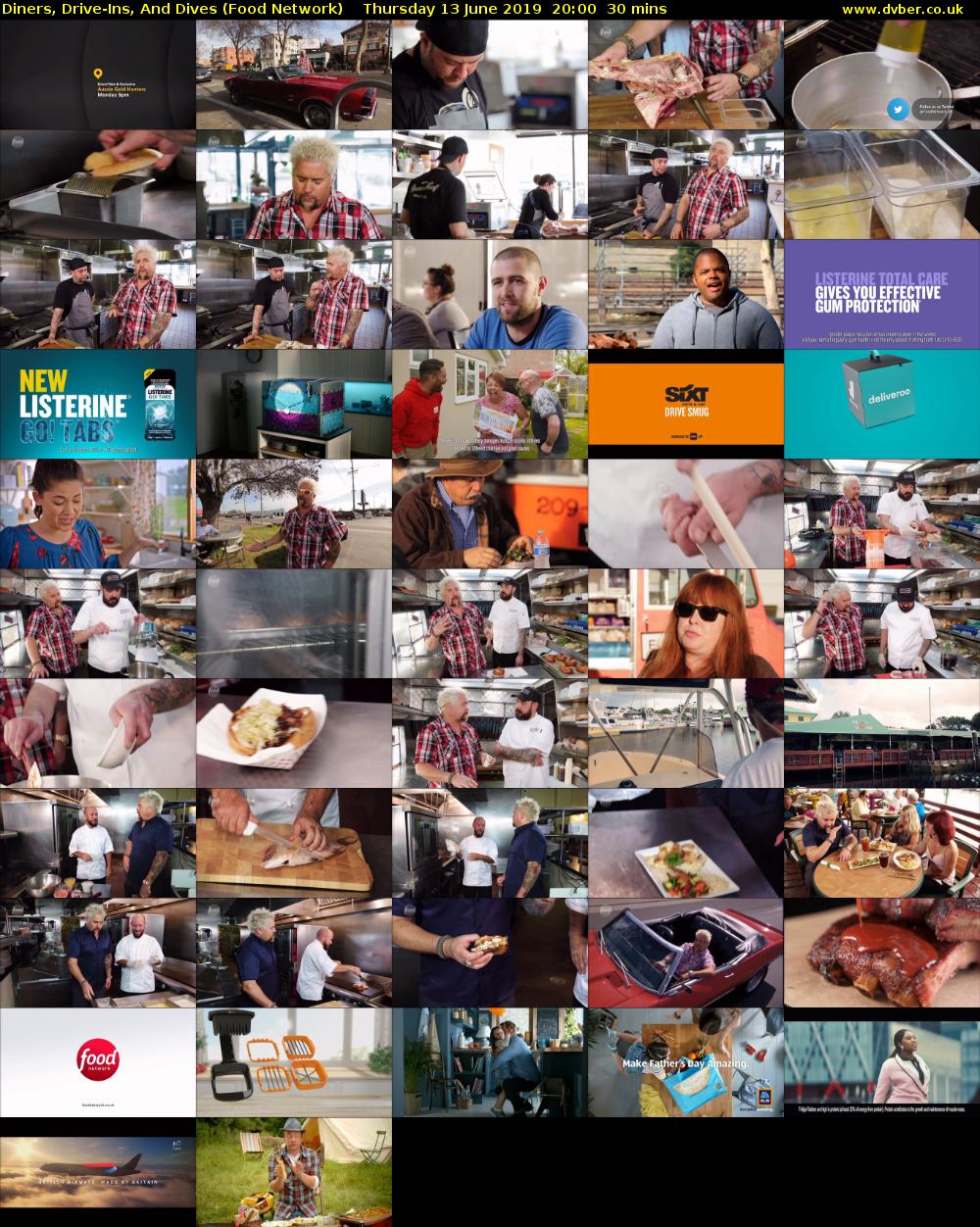 Diners, Drive-Ins, And Dives (Food Network) Thursday 13 June 2019 20:00 - 20:30