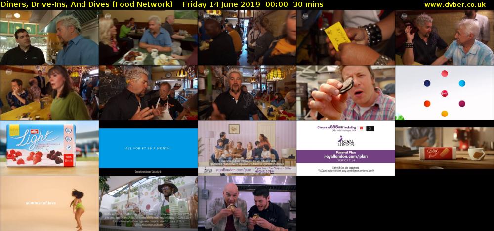Diners, Drive-Ins, And Dives (Food Network) Friday 14 June 2019 00:00 - 00:30