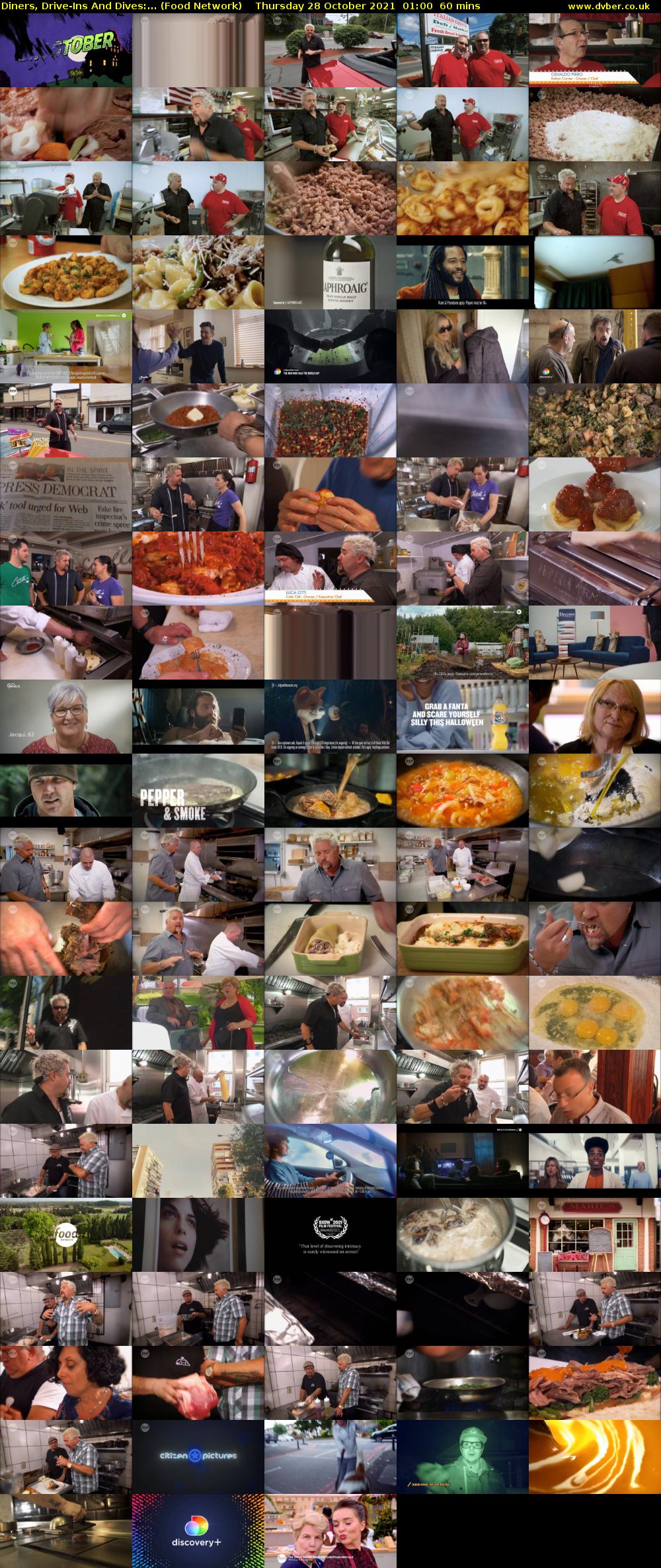 Diners, Drive-Ins And Dives:... (Food Network) Thursday 28 October 2021 01:00 - 02:00