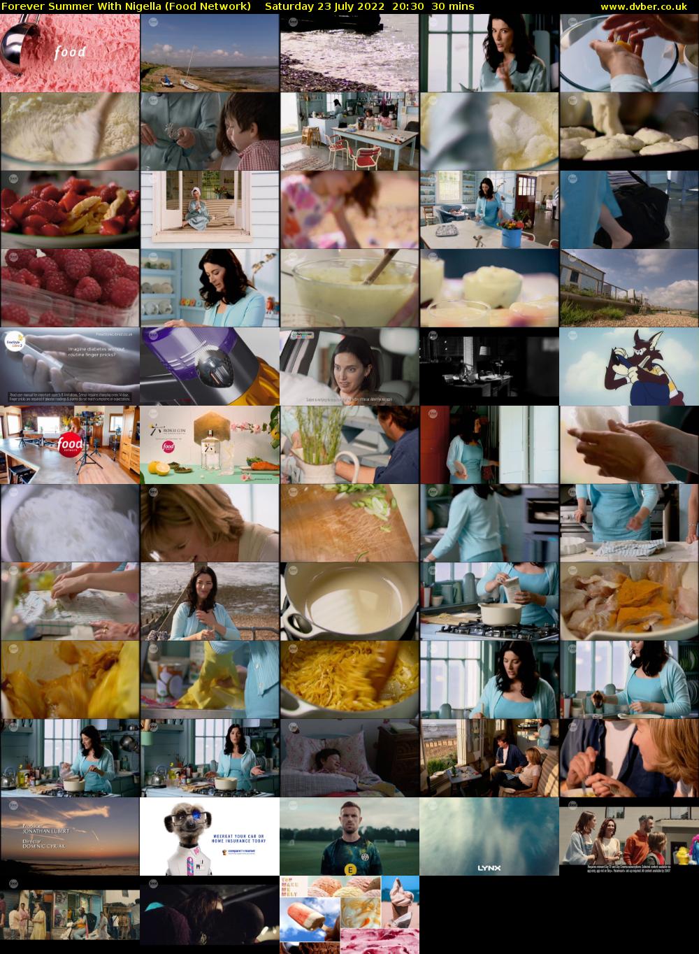 Forever Summer with Nigella (Food Network) Saturday 23 July 2022 20:30 - 21:00