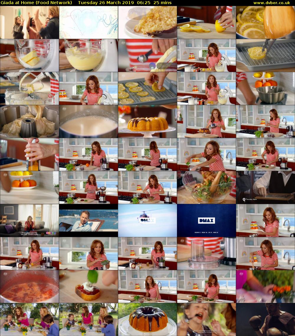 Giada at Home (Food Network) Tuesday 26 March 2019 06:25 - 06:50