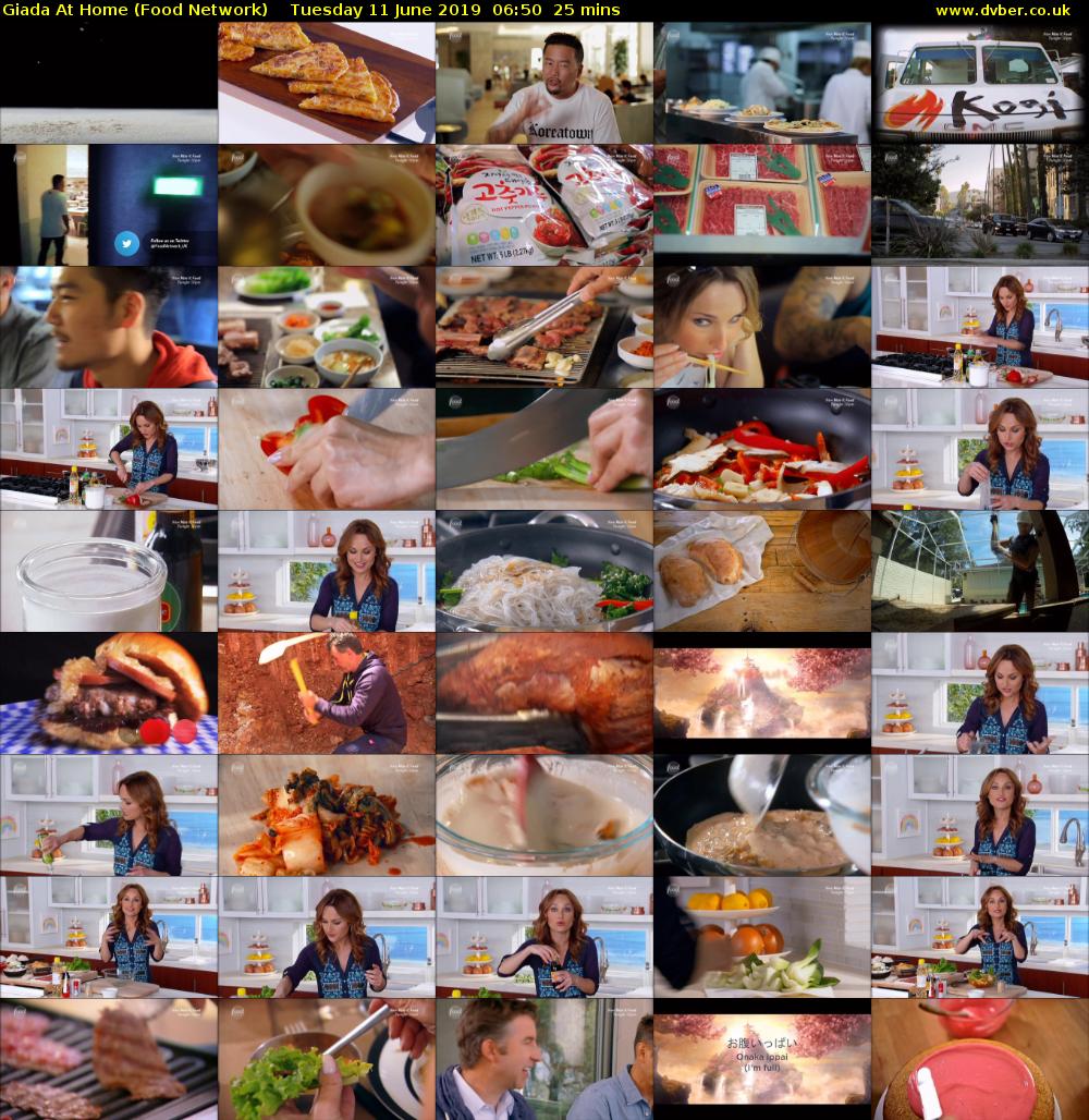 Giada at Home (Food Network) Tuesday 11 June 2019 06:50 - 07:15