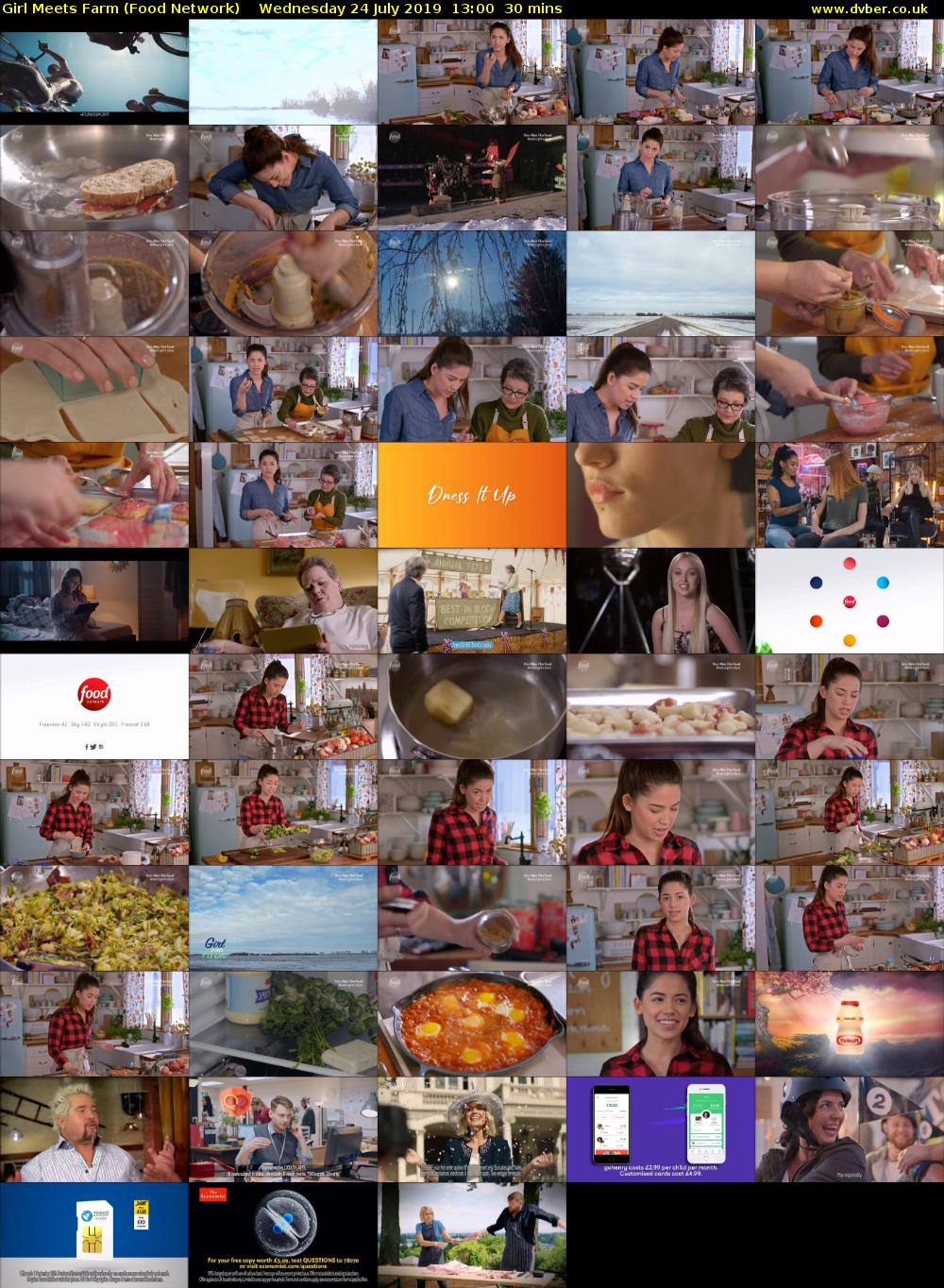 Girl Meets Farm (Food Network) Wednesday 24 July 2019 13:00 - 13:30
