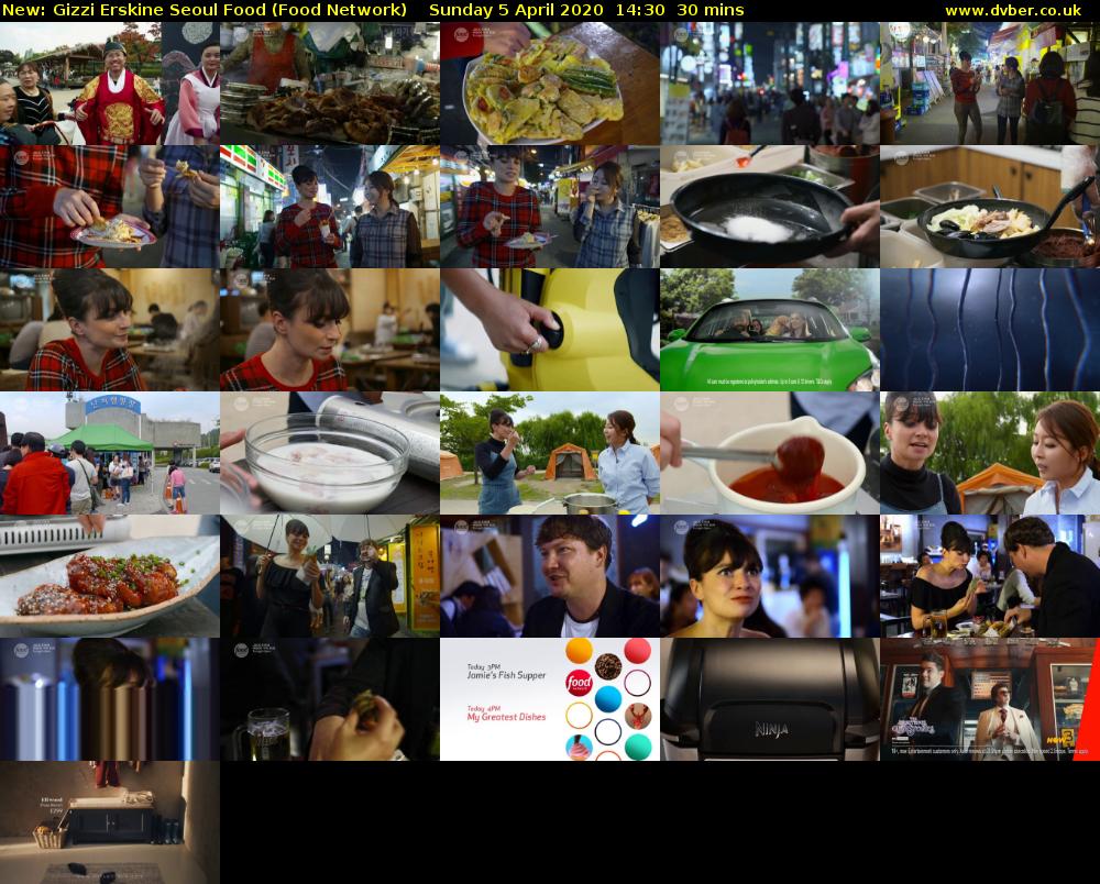 Gizzi Erskine Seoul Food (Food Network) Sunday 5 April 2020 14:30 - 15:00