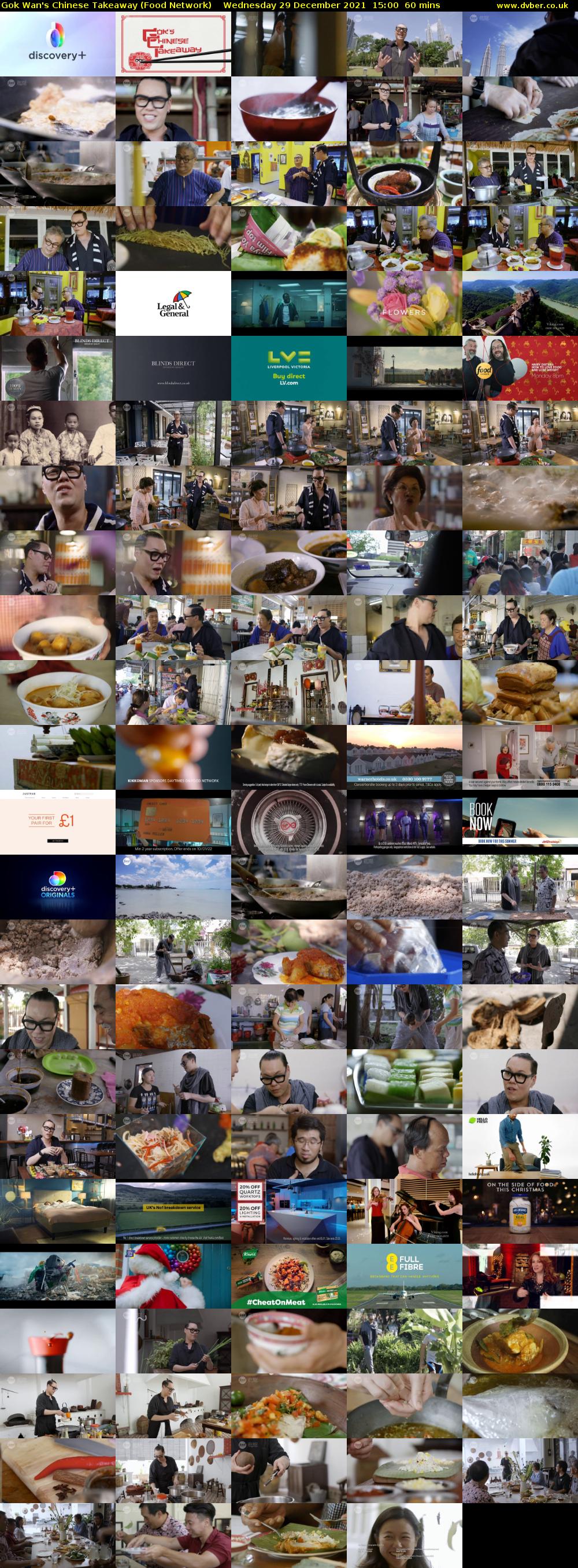 Gok Wan's Chinese Takeaway (Food Network) Wednesday 29 December 2021 15:00 - 16:00
