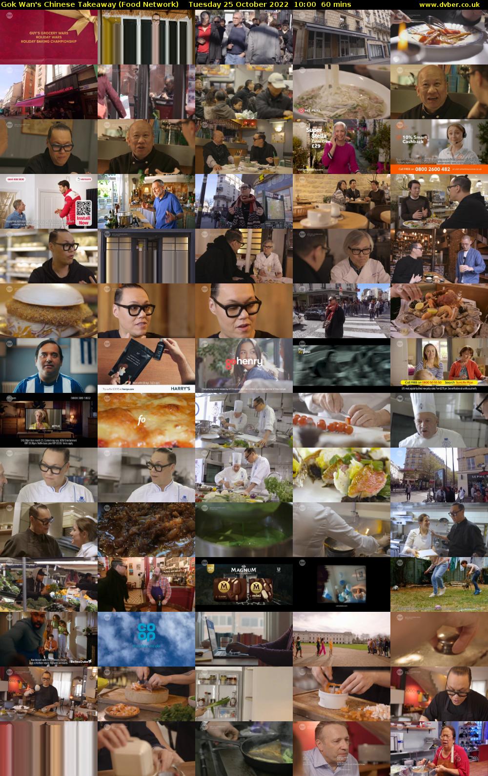 Gok Wan's Chinese Takeaway (Food Network) Tuesday 25 October 2022 10:00 - 11:00
