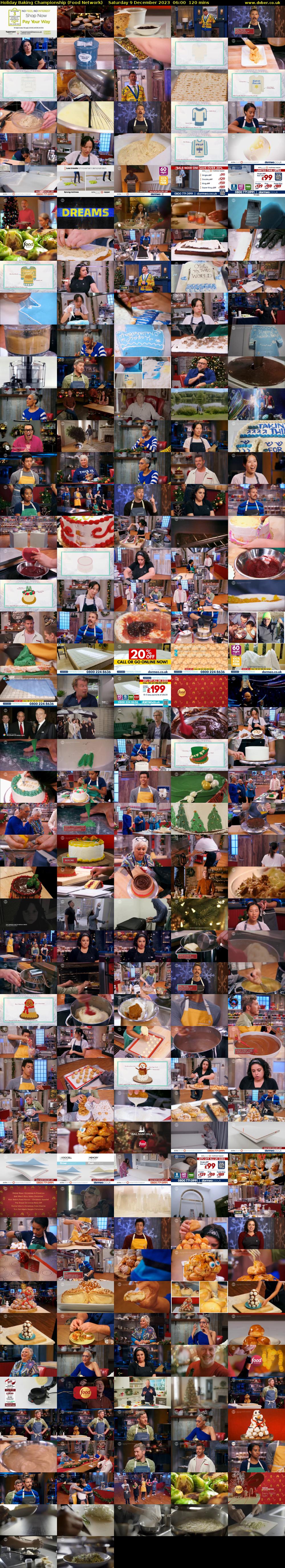 Holiday Baking Championship (Food Network) Saturday 9 December 2023 06:00 - 08:00