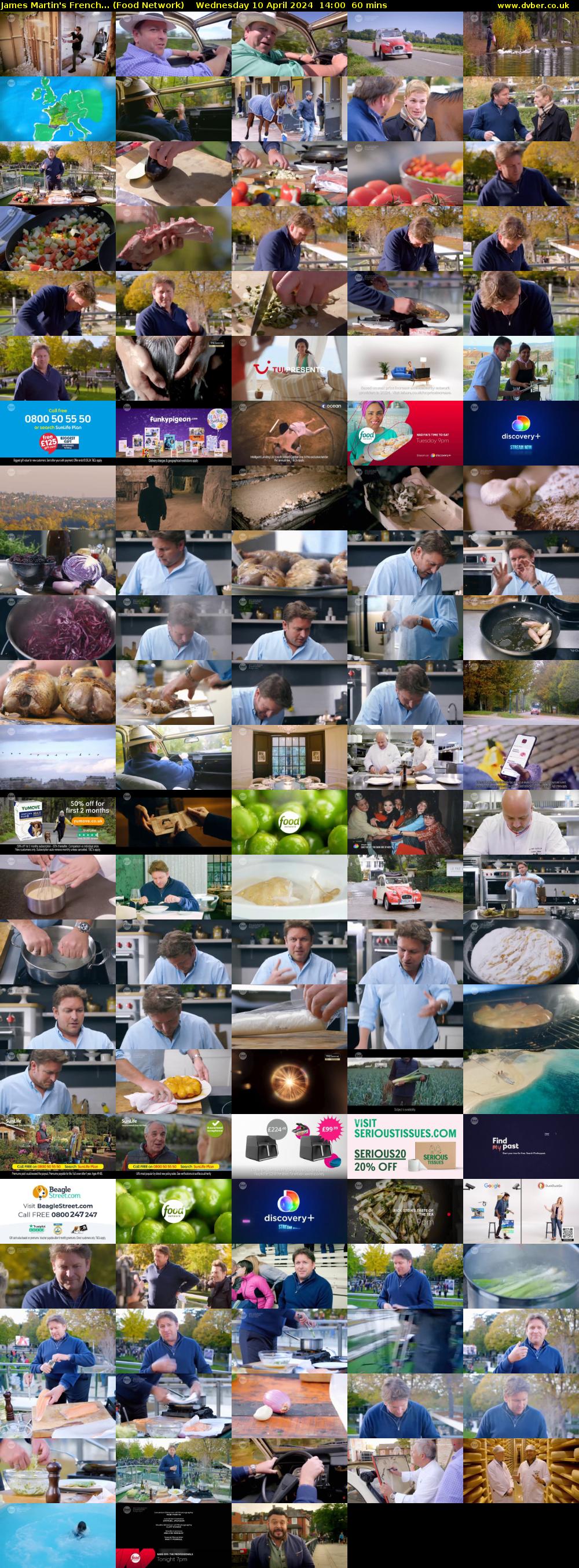 James Martin's French... (Food Network) Wednesday 10 April 2024 14:00 - 15:00