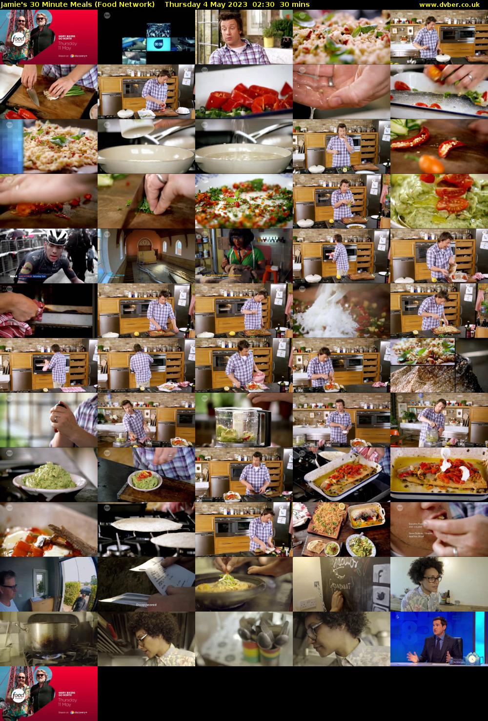 Jamie's 30 Minute Meals (Food Network) Thursday 4 May 2023 02:30 - 03:00