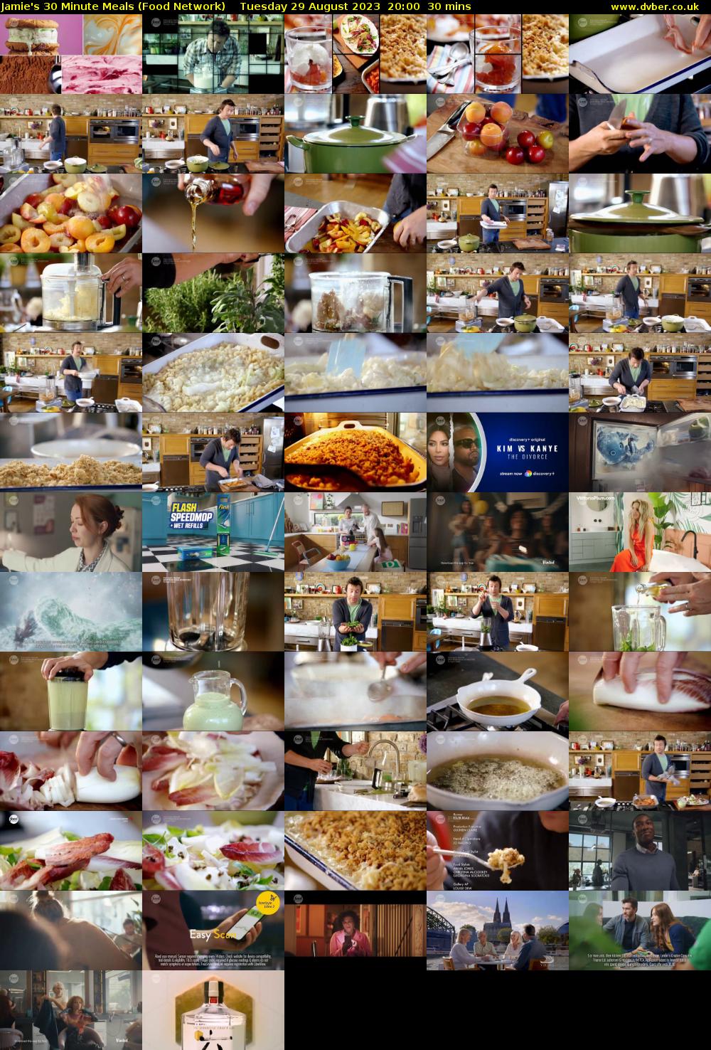 Jamie's 30 Minute Meals (Food Network) Tuesday 29 August 2023 20:00 - 20:30