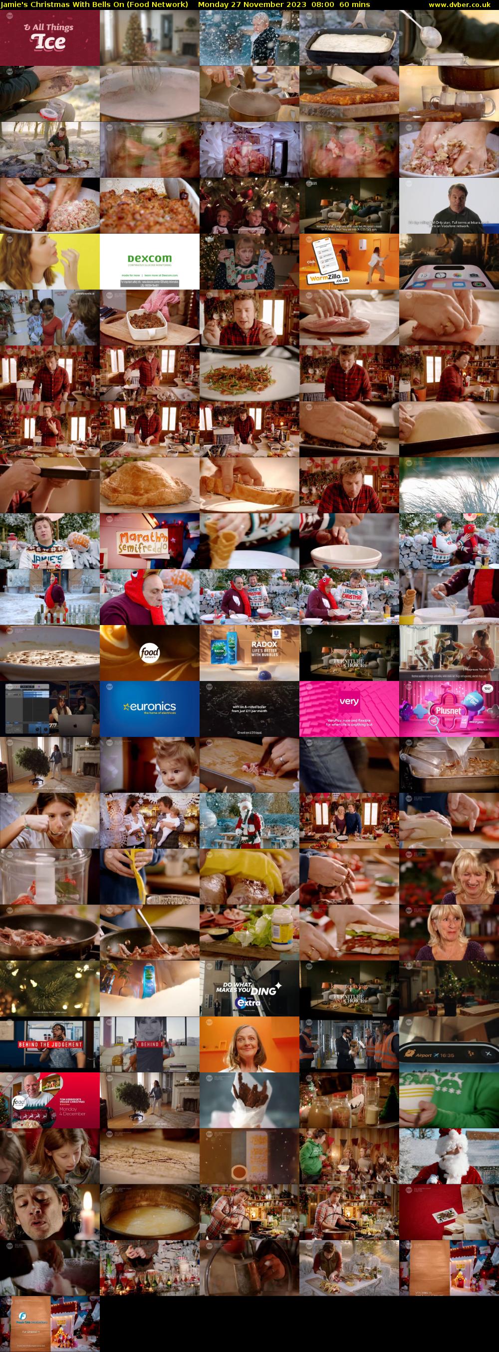 Jamie's Christmas With Bells On (Food Network) Monday 27 November 2023 08:00 - 09:00