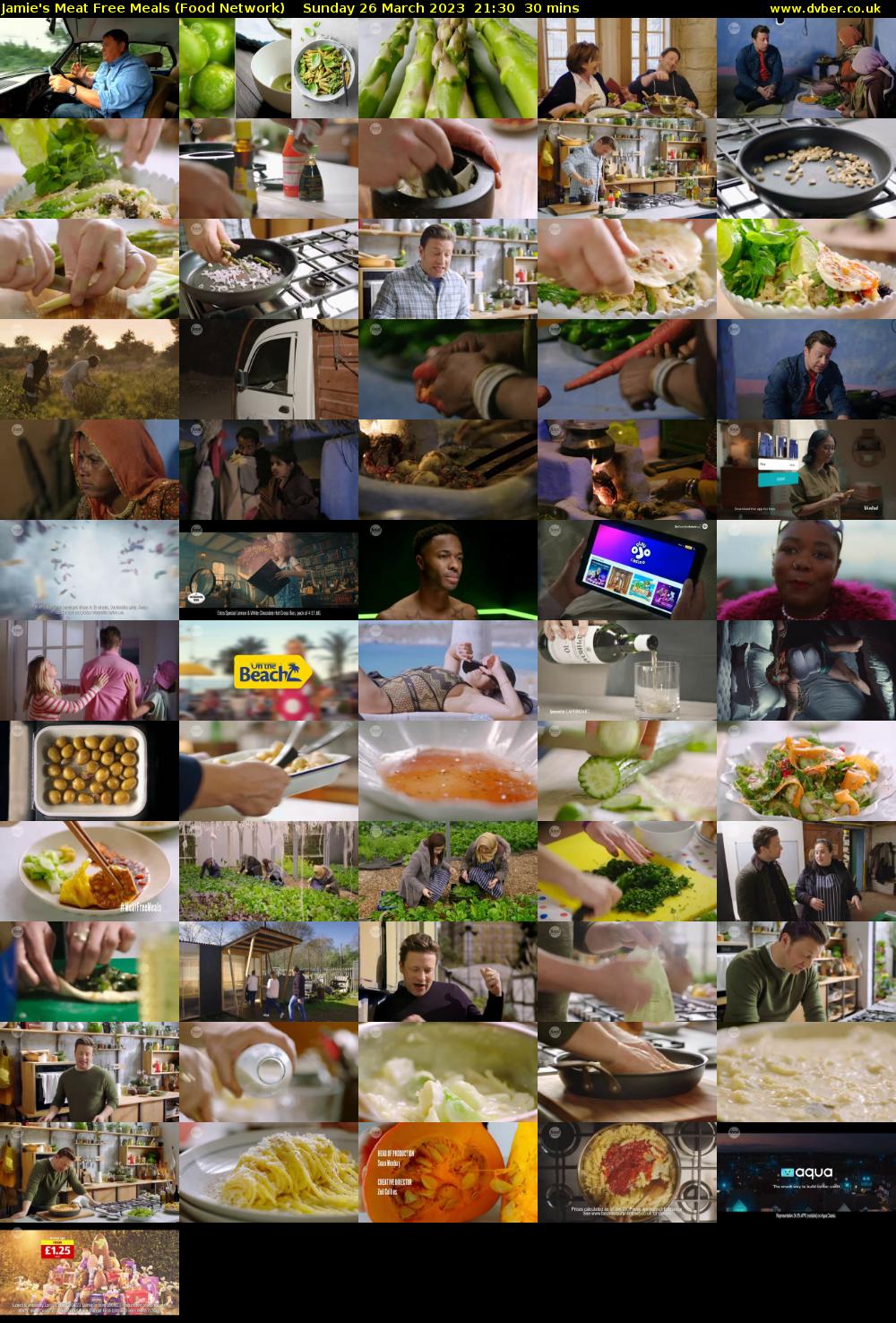 Jamie's Meat Free Meals (Food Network) Sunday 26 March 2023 21:30 - 22:00