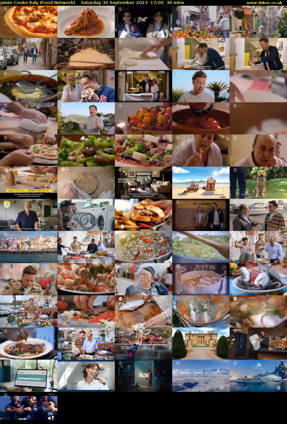 Jamie Cooks Italy (Food Network) Saturday 30 September 2023 17:00 - 17:30